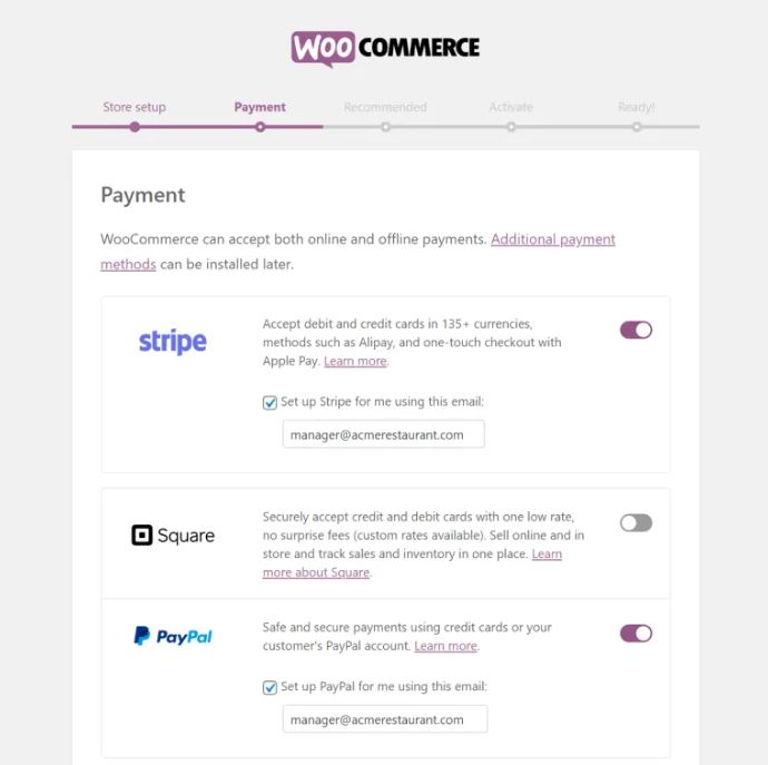 Formulario Woocommerce web de pedidos online